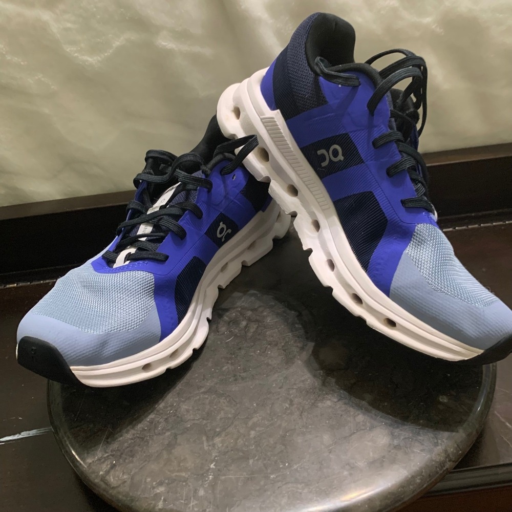 On Cloudgo Running Shoes Womens 7.5 Blue Navy CloudTec Active Sneakers 49.99018 - Picture 6 of 9